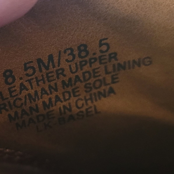 Lucky Brand Conyac Brown Distressed Leather Booties Ankle Boots Size 8.5 Boho - Picture 10 of 11